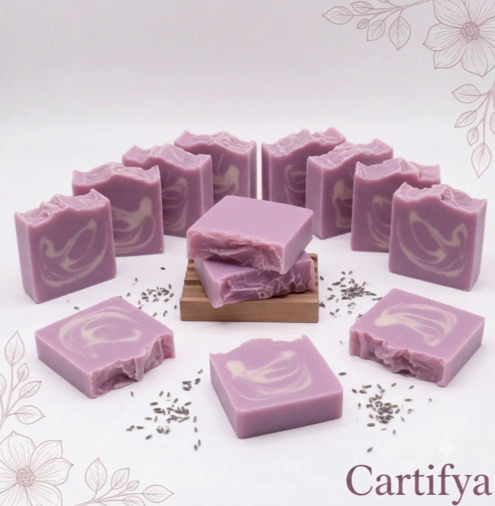 13 Lavender & Coconut Soap Bars (100g each) | Cartifya